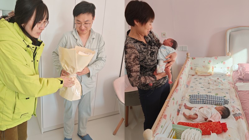 雙倍喜悅，雙倍關懷--探望喜得龍鳳胎員工家屬，傳遞溫暖與關懷